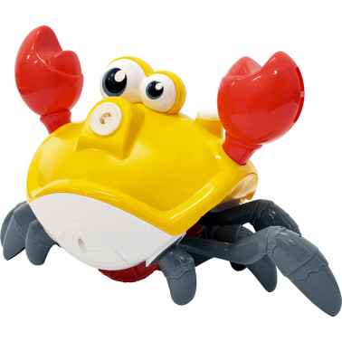 MACCHINA SPARABOLLE CHE CORRE CON LUCI E MUSICA CRAZY CRAB DULCOP