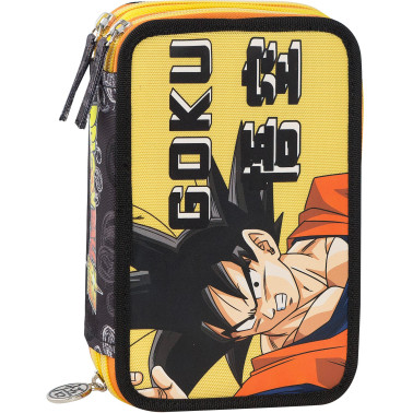 ASTUCCIO 3 ZIP CON CORREDO DRAGON BALL
