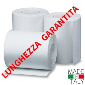 CARTA TERMICA IN ROTOLO PER REGISTRATORE DI CASSA MM.80X80 MT.