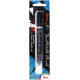 PENNELLO CON INCHIOSTRO DUAL METALLIC ( DOPPIO COLORE ) BRUSH PENTEL
