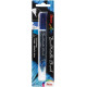 PENNELLO CON INCHIOSTRO DUAL METALLIC ( DOPPIO COLORE ) BRUSH PENTEL