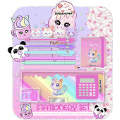 STATIONERY SET UNICORN DREAMPOP TRI-COASTAL