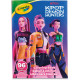ALBUM DA COLORARE + STICKERS K-POP DEMON HUNTERS CRAYOLA