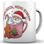 TAZZA MUG IN CERAMICA NATALIZIA BABBO-DOLCEZZA-STRESS MARPIMAR