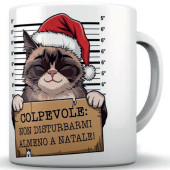 TAZZA MUG IN CERAMICA NATALIZIA GATTO COLPEVOLE MARPIMAR