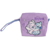 ASTUCCIO TROUSSE MINI 13X10X7,5 LILO & STITCH HAPPY FLUFF