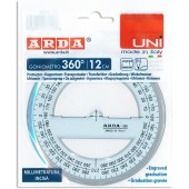 GONIOMETRO 360&deg; CM.12 DIVISIONE 360&deg; E 400&deg; UNI ARDA