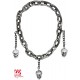 COLLANA CATENA CON TESCHI WIDMANN