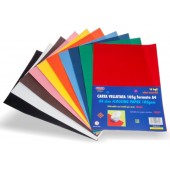 CARTA VELLUTATA A4 GR.105 CONF.10 FOGLI ASSORTITI WILER