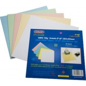 CARTA COLORATA TINTE TENUI GR. 120 20X20 CONF.50 FOGLI WILER