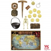SET ACCESSORI PIRATA LUSSO WIDMANN
