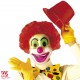 MASCHERA CLOWN CON CAPELLI IN PLASTICA WIDMANN