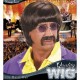 PARRUCCA 60'S MUSIC MAN CON BAFFI E OCCHIALI WIDMANN