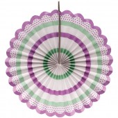 VENTAGLIO IN CARTA &Oslash; cm.35 MALVA & MENTA GI.VI