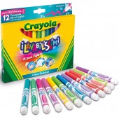 PENNARELLI "I LAVABILISSIMI" PUNTA MAXI COLORI TROPICALI SCAT.12 CRAYOLA