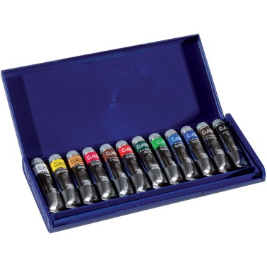 COLORI AD OLIO CLASSICO 20 ML. SCATOLA 12 PZ. MAIMERI