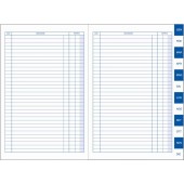 SCADENZIARIO USO MANO 21X29,7 (A4) 3 COPIE MOD. 501/3