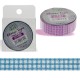 NASTRO ADESIVO DECORATIVO GLITTER MT.10X15 MM. WILER
