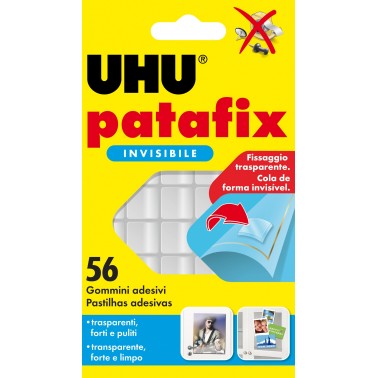 QUADRATINI BIADESIVI INVISIBILI PATAFIX UHU