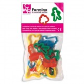 FORMINE DA TAGLIO IN PLASTICA + ACCESSORI SET 14 PZ. CWR