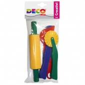ATTREZZI IN PLASTICA PER MODELLARE SET 5 PZ. CWR