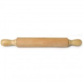MATTARELLO IN LEGNO CILINDRO RUOTANTE CM.24 &Oslash; 2,8 SET 3 PZ. CWR