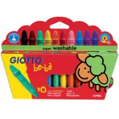 PASTELLI CERA GIOTTO BE-BE' SCAT.10 PZ. FILA
