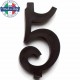 CANDELA NERA cm.7 CON BASE MAGIC-PARTY