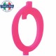 CANDELA FUCSIA cm.7 CON BASE MAGIC-PARTY