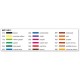 PENNARELLO DUAL BRUSH PEN SET 18 COLORI PRIMARI TOMBOW