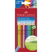 PASTELLI ACQUERELLABILI TRIANGOLARI COLOUR GRIP FABER-CASTELL