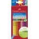 PASTELLI ACQUERELLABILI TRIANGOLARI COLOUR GRIP FABER-CASTELL