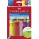 PASTELLI ACQUERELLABILI TRIANGOLARI COLOUR GRIP FABER-CASTELL