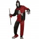 COSTUME EVIL JESTER CON casacca, cappuccio, maschera, pantaloni WIDMANN