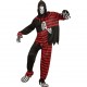 COSTUME EVIL JESTER CON casacca, cappuccio, maschera, pantaloni WIDMANN