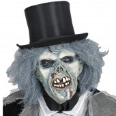 MASCHERA ZOMBIE CON PARRUCCA WIDMANN