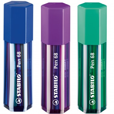 PENNARELLI PEN 68 BIG PEN BOX 20 COLORI STABILO