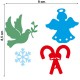 FUSTELLA SOTTILE PER MACCHINA FUSTELLATRICE NATALE WILER