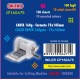 CARTA COLORATA 160 GR. 75X145 MM. 100 FOGLI 10 COLORI WILER