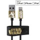 CAVO DATI-RICARICA MFI USB LIGHTNING 120 CM. STAR WARS THE LAST JEDI BB-8 GOLD MAIKII