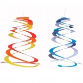 GIRANDOLE IN PLASTICA CM.18 MULTICOLOR SET 6 PZ. I-TOTAL