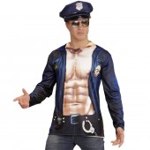 MAGLIETTA POLIZIOTTO STAMPATA IN SUBLIMAZIONE FOTOREALISTICA M/L WIDMANN