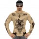 MAGLIETTA CON TATTOO GANGSTER LATINO M/L WIDMANN
