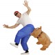 COSTUME GONFIABILE BULLDOG CHE MORDE CON VENTOLA WIDMANN