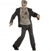 COSTUME ZOMBIE CON GIACCA, CAMICIA BUSTOMARCIO, PANTALONI S WIDMANN