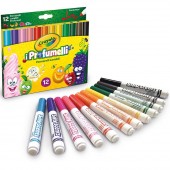 PENNARELLI MAXI LAVABILI PROFUMATI I PROFUMELLI SCAT.12 CRAYOLA
