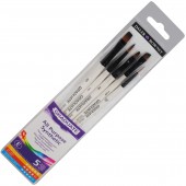 BUSTA CON 5 PENNELLI SINTETICI GRADUATE MANICI CORTI SELECTION DALER-ROWNEY