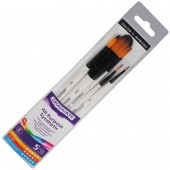 BUSTA CON 5 PENNELLI SINTETICI GRADUATE MANICI CORTI DALER-ROWNEY
