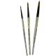 BUSTA CON 3 PENNELLI SINTETICI GRADUATE TONDO MANICI CORTI DALER-ROWNEY