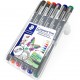 PIGMENT LINER COLORATI BOX 6 PZ. STAEDTLER